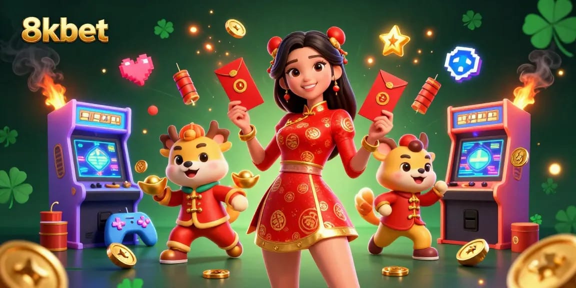 Experience thrilling gameplay at 8xbet with vibrant casino elements and exciting characters.