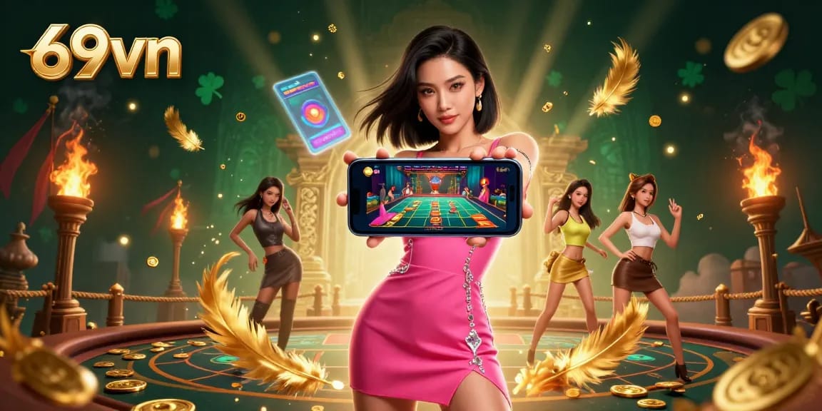 Engage in thrilling live games at 69vn, featuring stunning visuals and interactive casino elements.