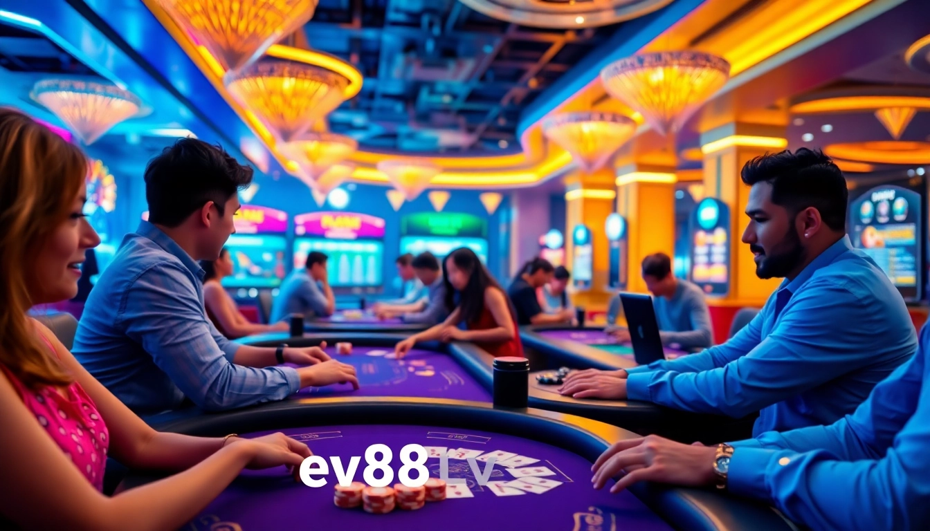 Experience thrilling online gaming at ev88win.live with a vibrant digital casino scene.