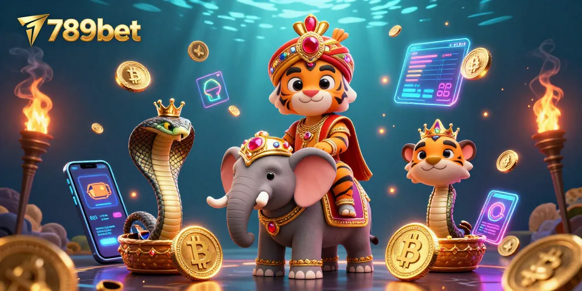 Win big with 789bet in a vibrant casino scene featuring classic gaming elements