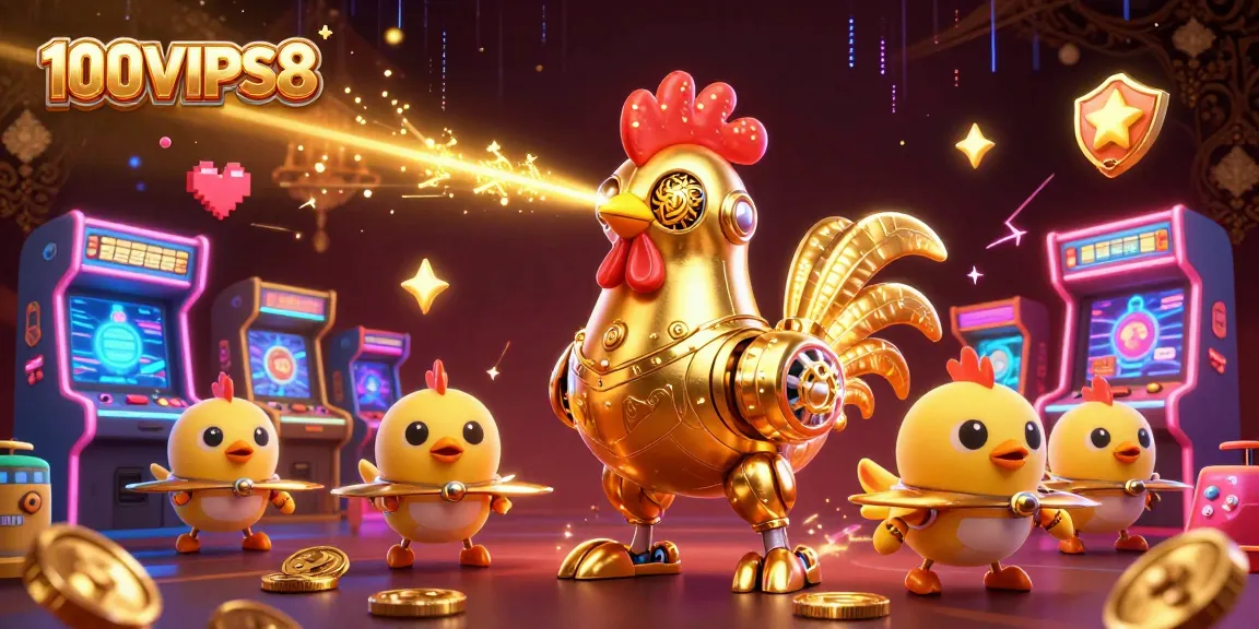 Play with 100VIPS8 and win big in vibrant animated casino gaming experience.