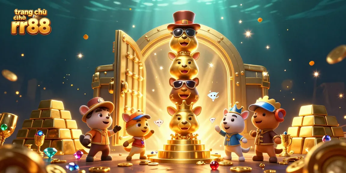 Experience thrilling gaming at trang chủ chính thức rr88 with vibrant 3D casino illustration showcasing unique golden totem pole.