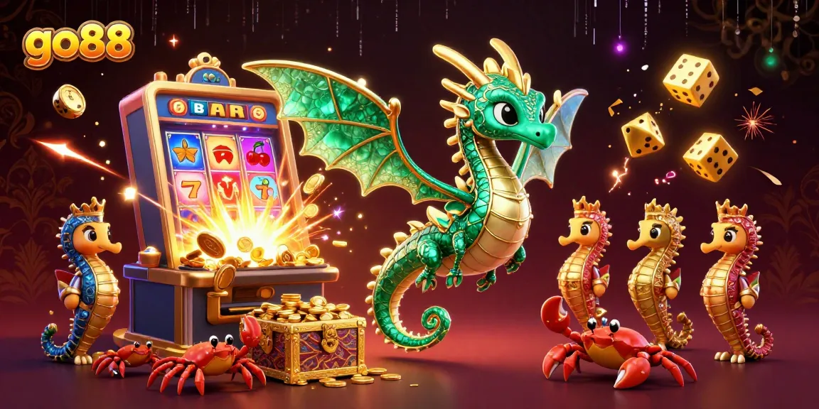 Experience the thrilling world of go88 as the sea dragon guards treasures amidst jackpot glory.
